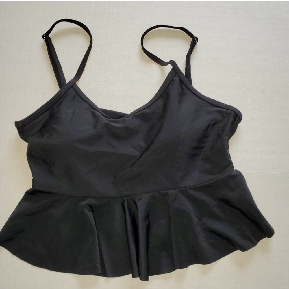 Crop ruffle Tankini Top